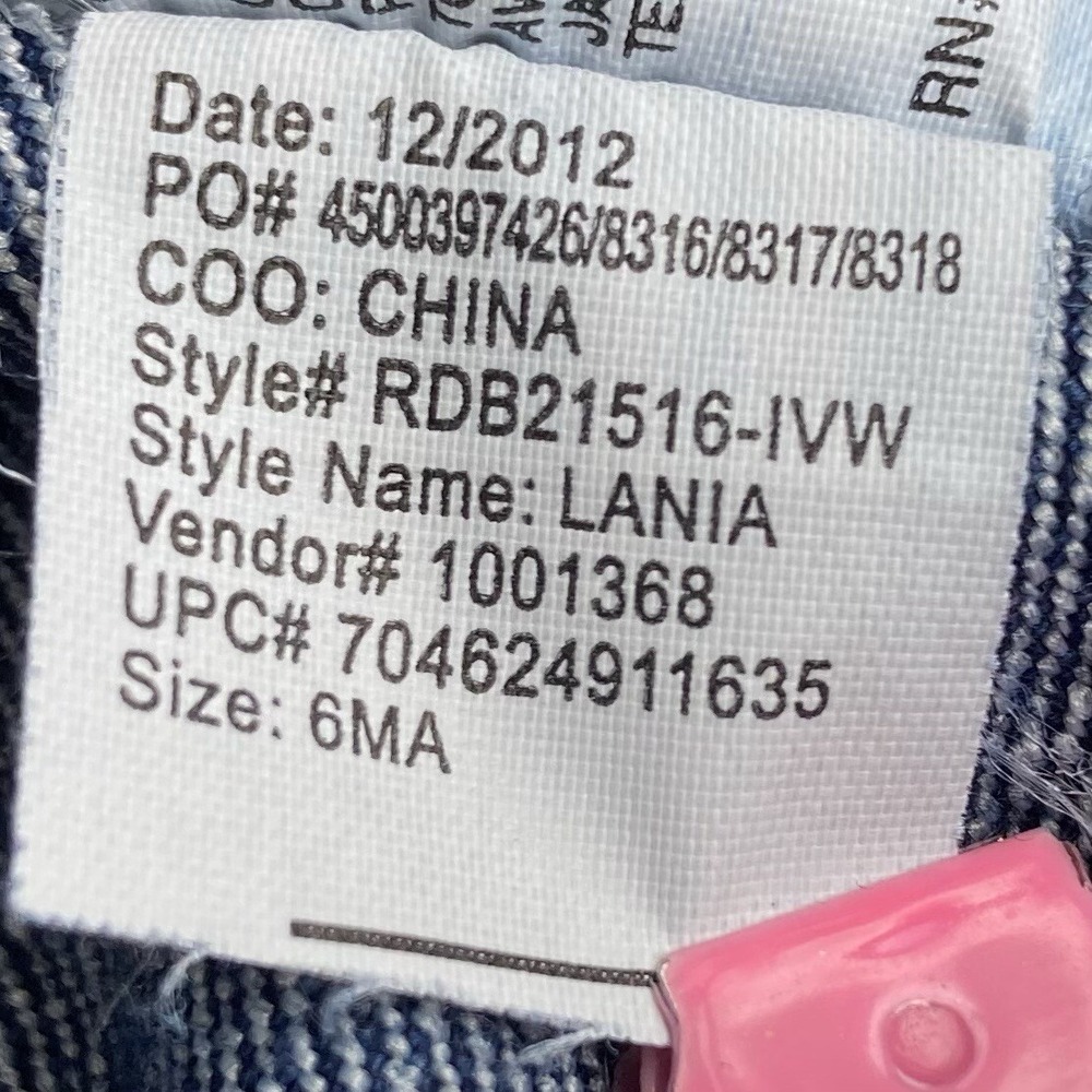 Bandolino Lania Ankle Cropped Embroidered Stretch Denim Jeans Womens 6 32 32x26 - Picture 8 of 12
